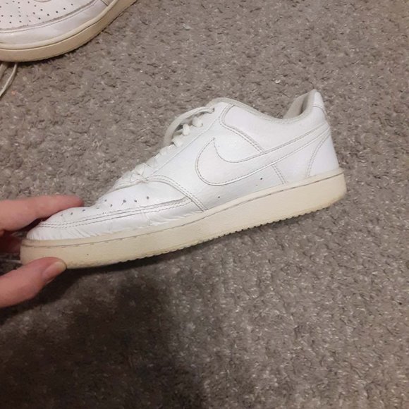Women's Size 8 Nike Court Vision White Low - Picture 9 of 16